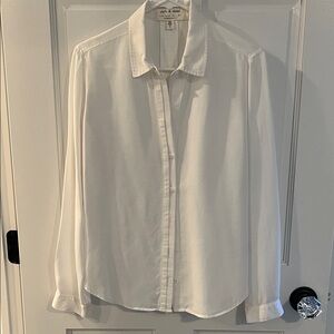 Cloth & Stone White Button Down Shirt